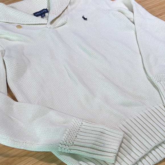 Ralph Lauren Cream Cowl Neck Sweater - Picture 3 of 10